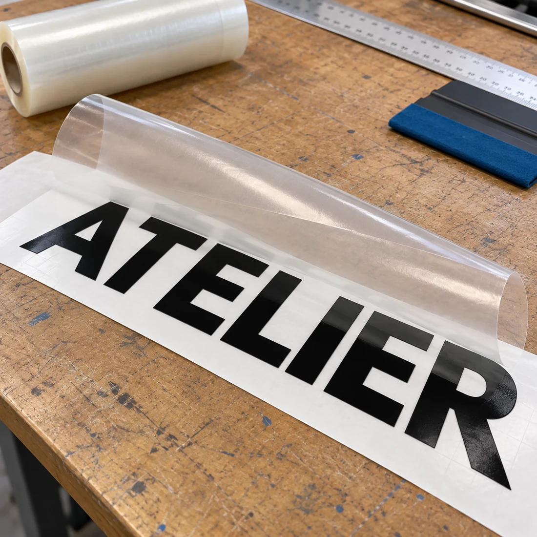 Lettrage et support de transfert