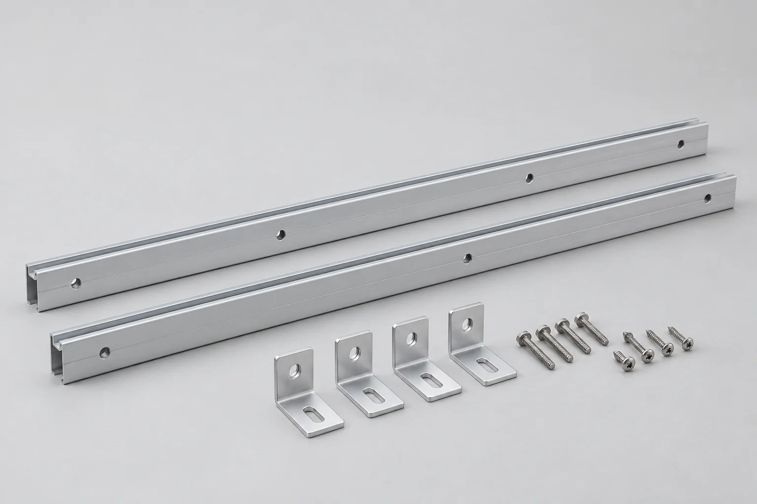 Kit de fixation d'enseignes pour portails et balcons