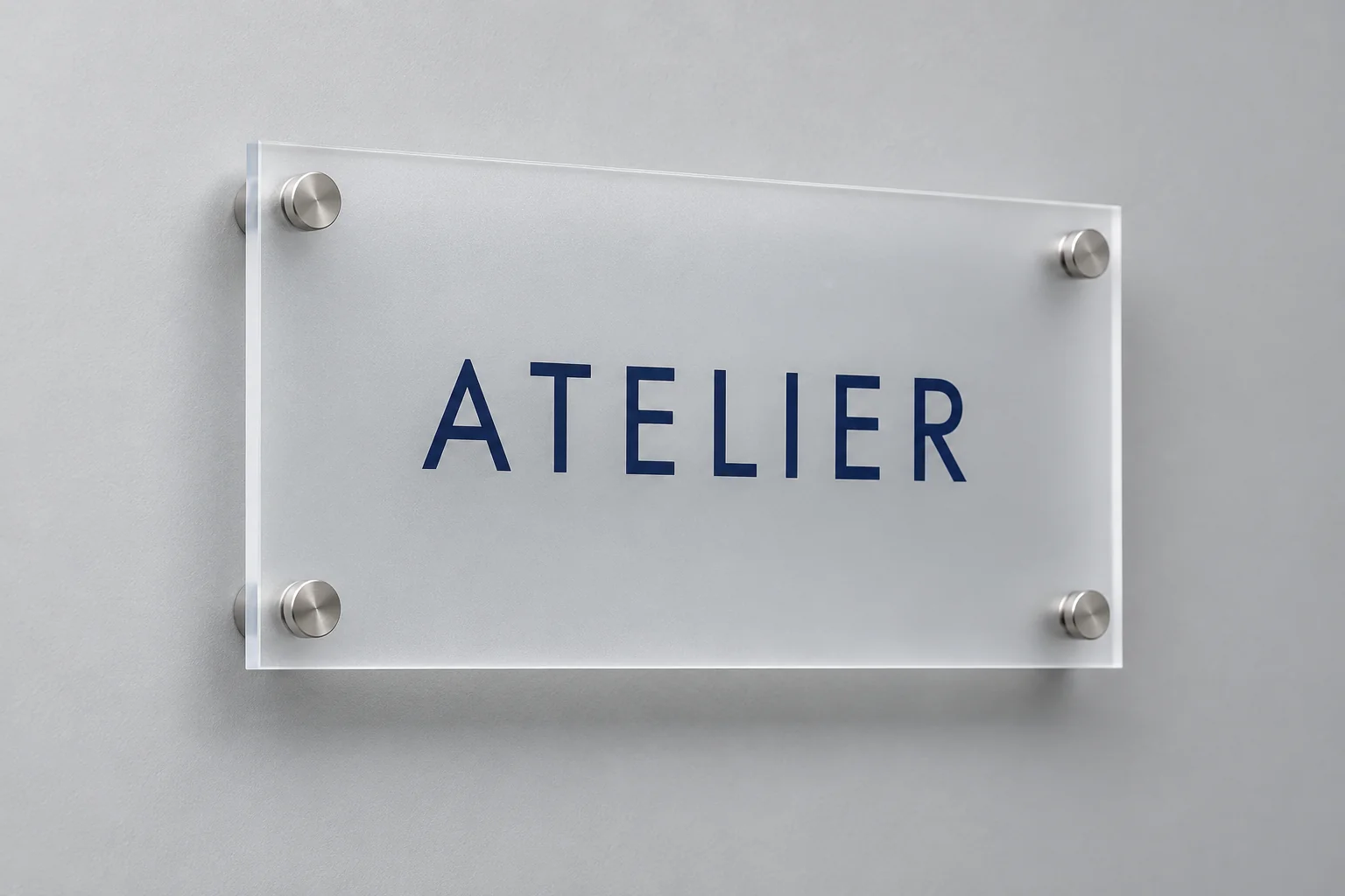 Plaque de plexiglas de glace satiné