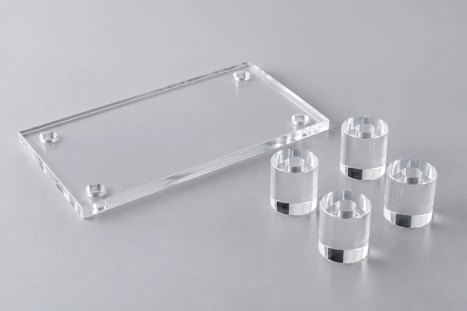 Kit entretoises en plexiglas