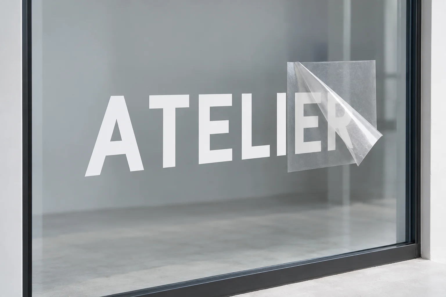 Vitrophanie pour Vitrine Personnalisé