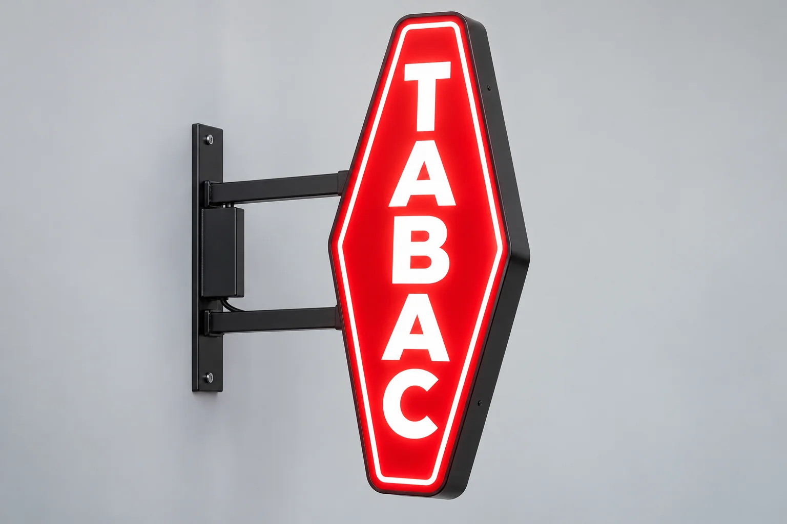 Enseigne lummineuse LED “TABAC” double faces