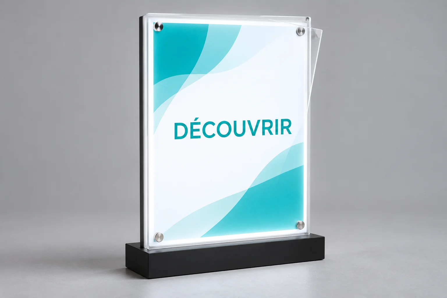 Panneau d'affichage de dessert à LED