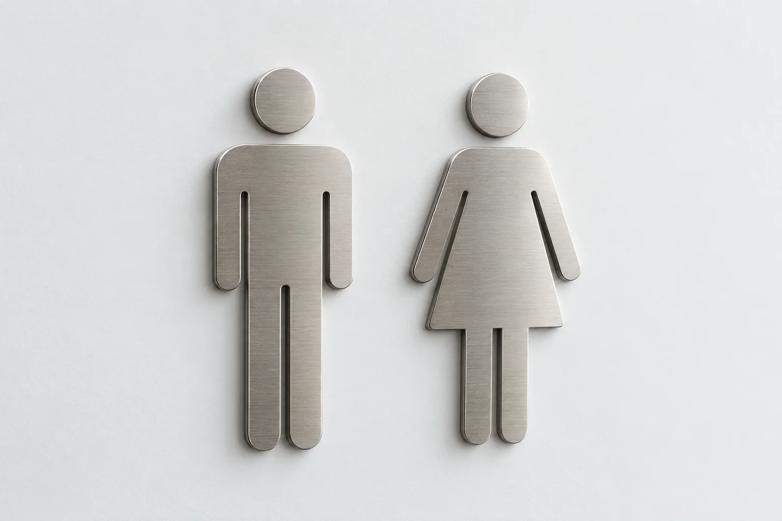 Signalisation toilette moderne