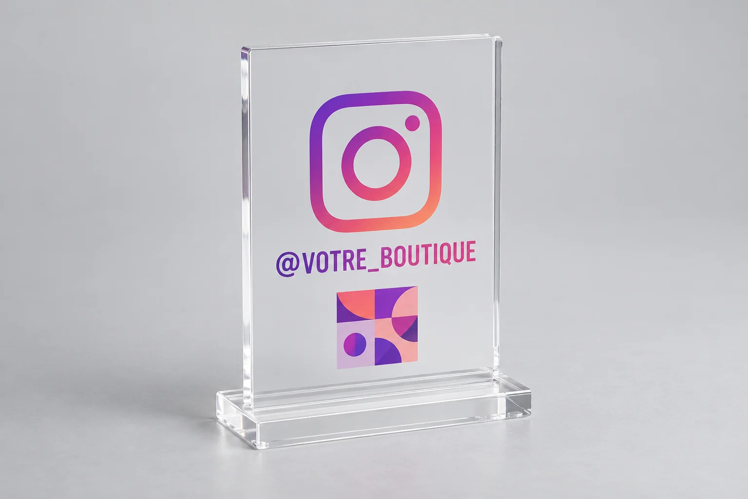 Plaque Instagram