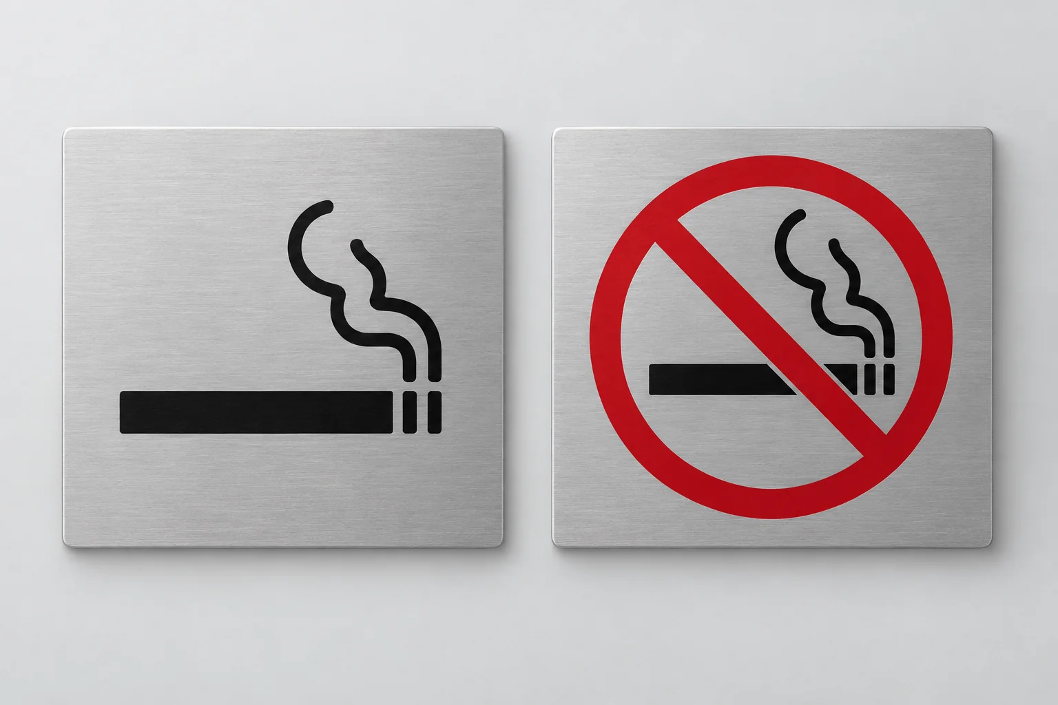 Signalisation fumeur / non fumeur