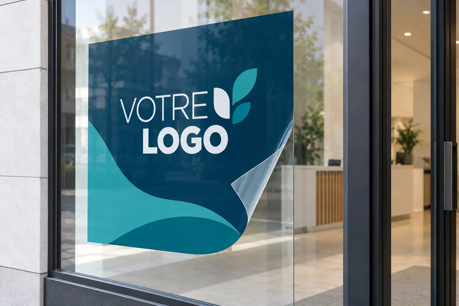 Stickers vitrine imprimé