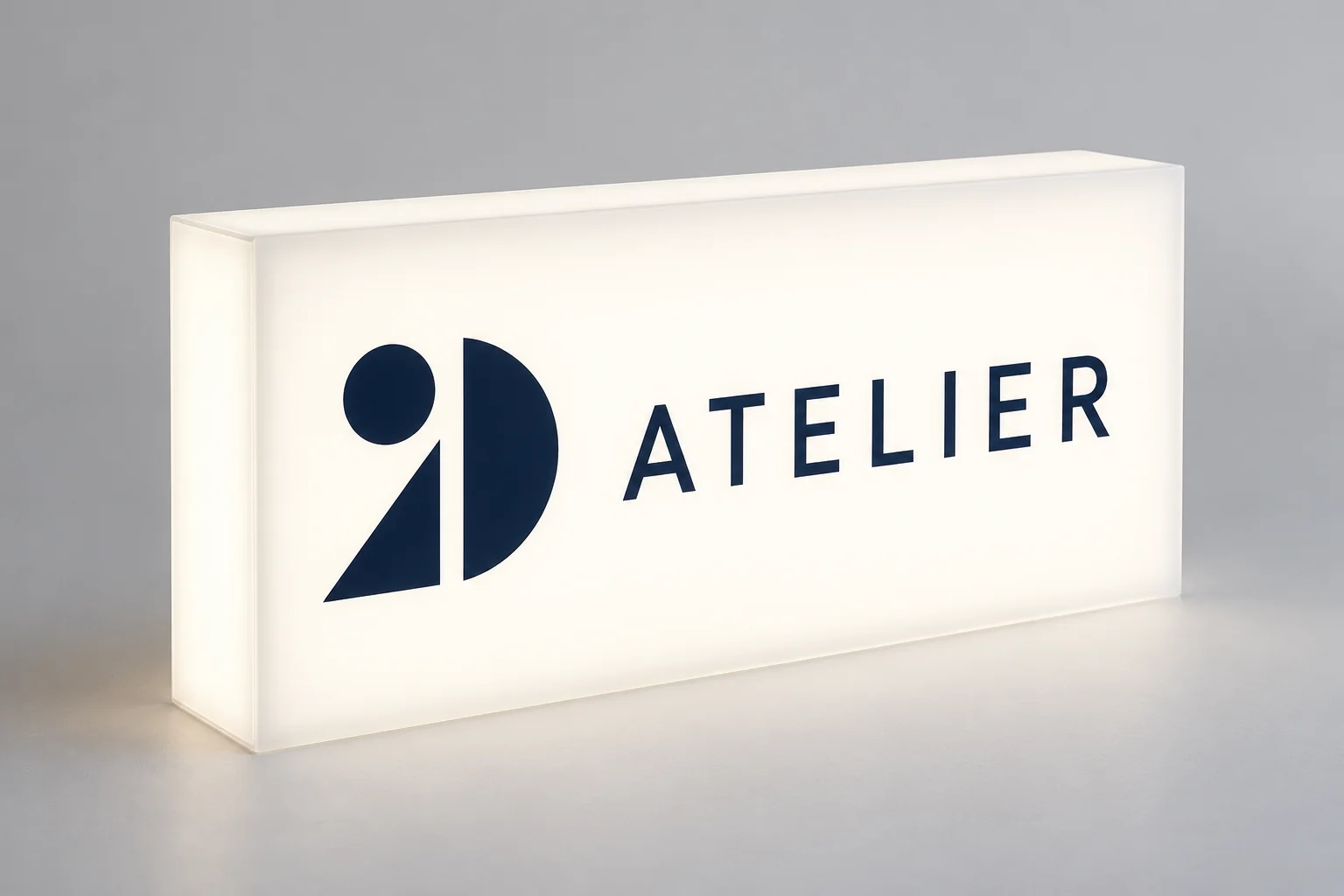 Enseigne Caisson Plexiglas LED