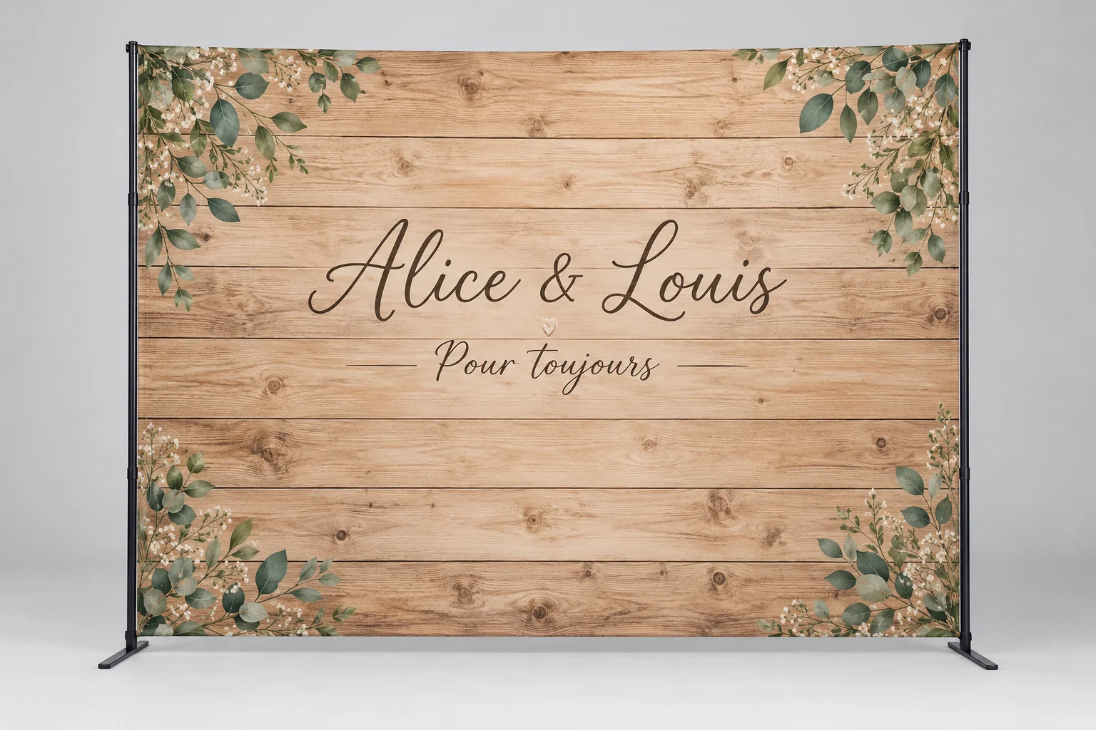 Photocall Aliso pour mariage