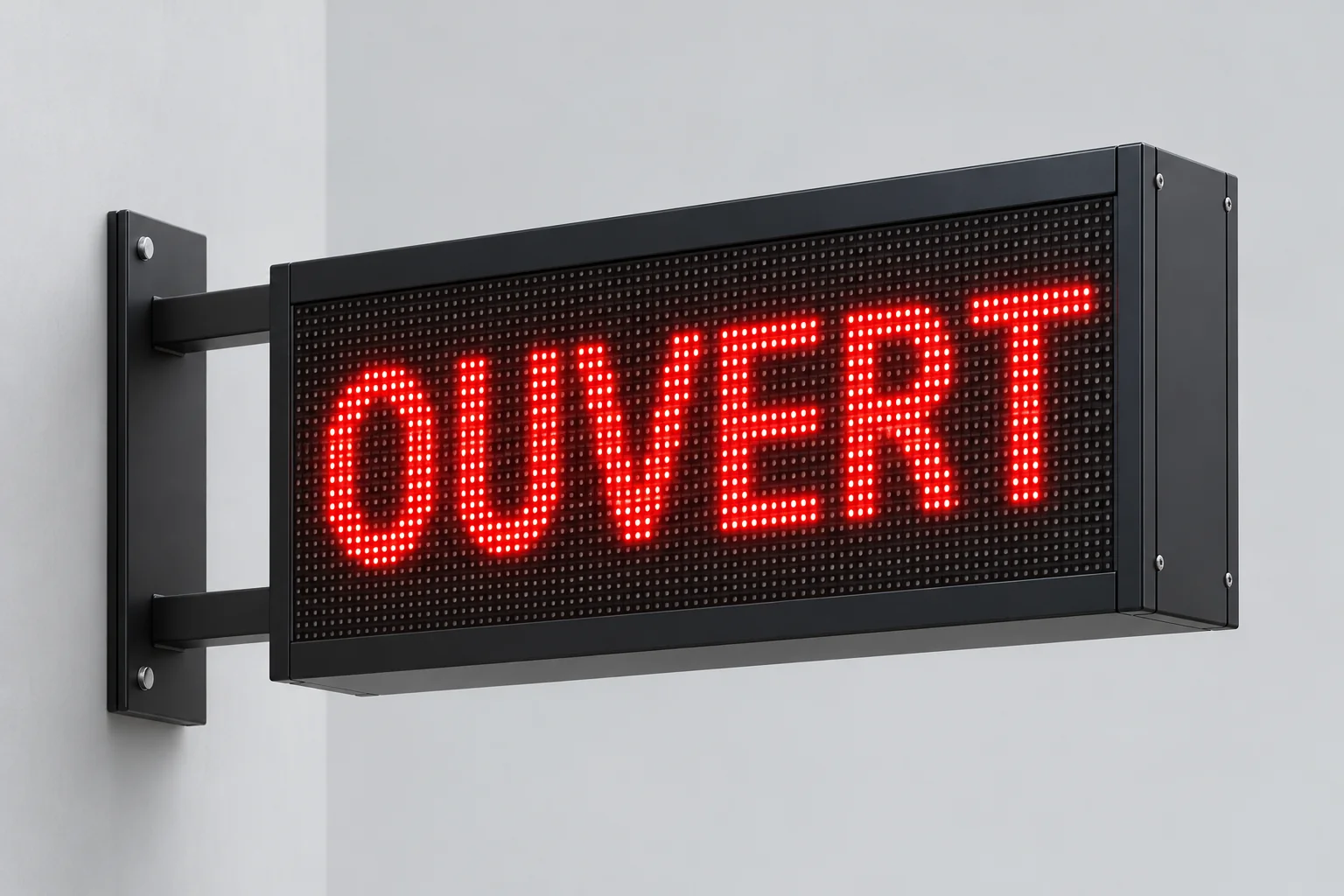 Enseigne drapeau électronique programmable