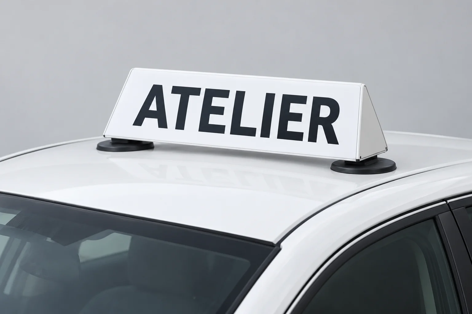 Enseigne de toit magnétique pour auto