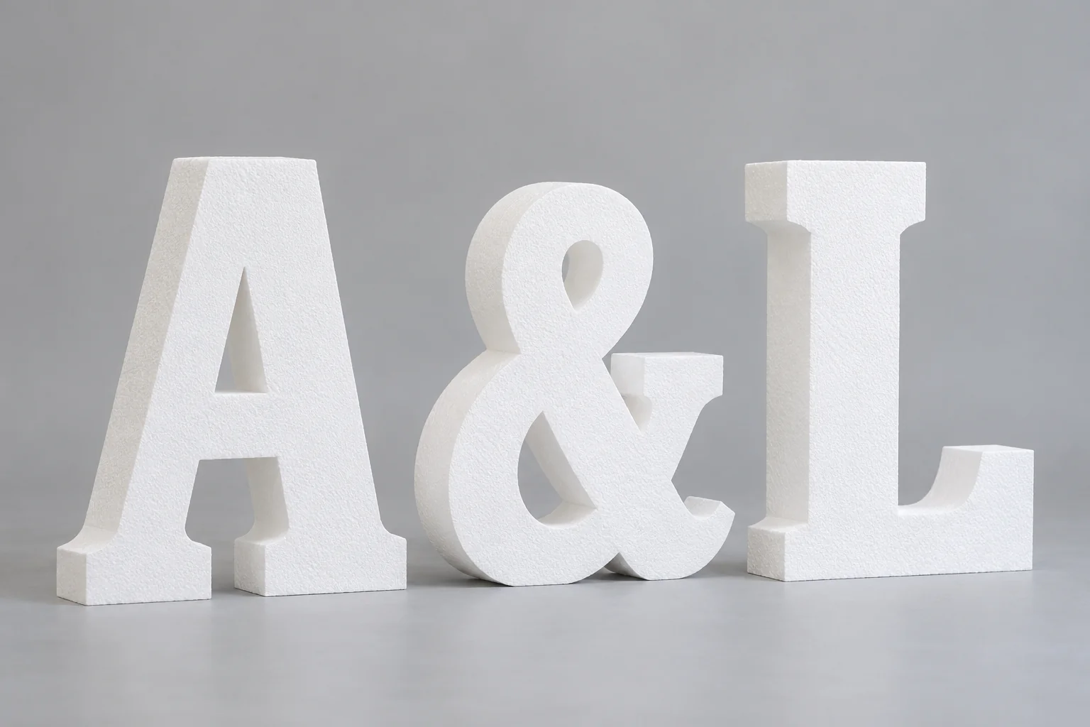 Lettres de mariage géantes