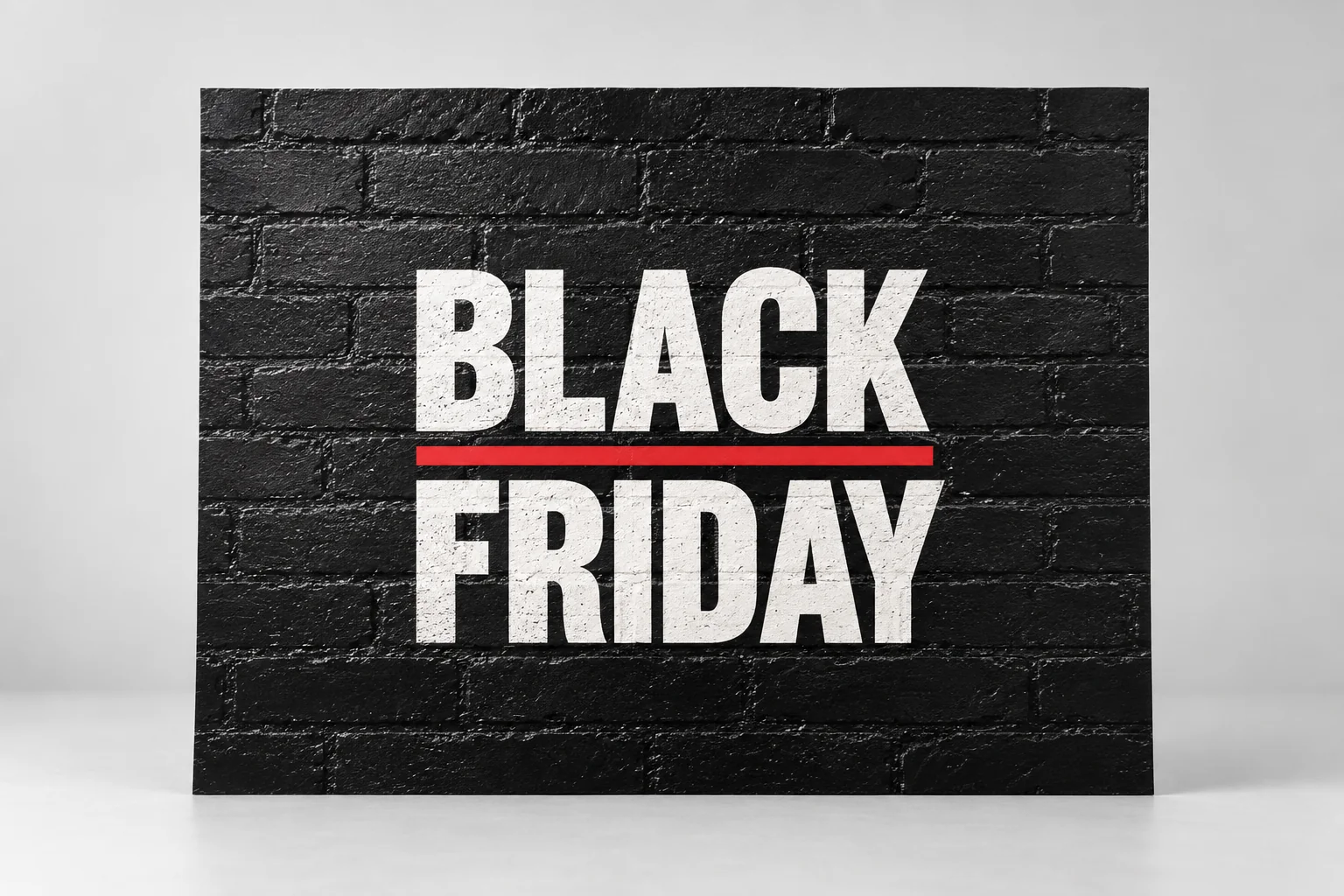 Black Friday Black Brick Poster
