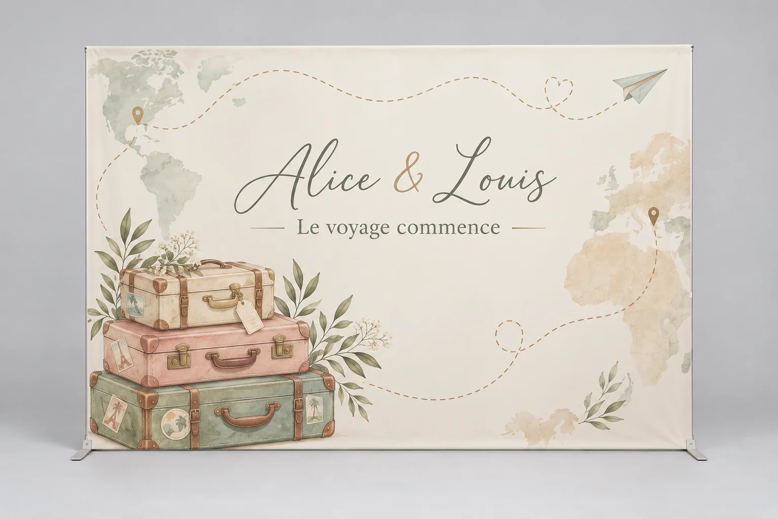 Voyage de mariage Photocall