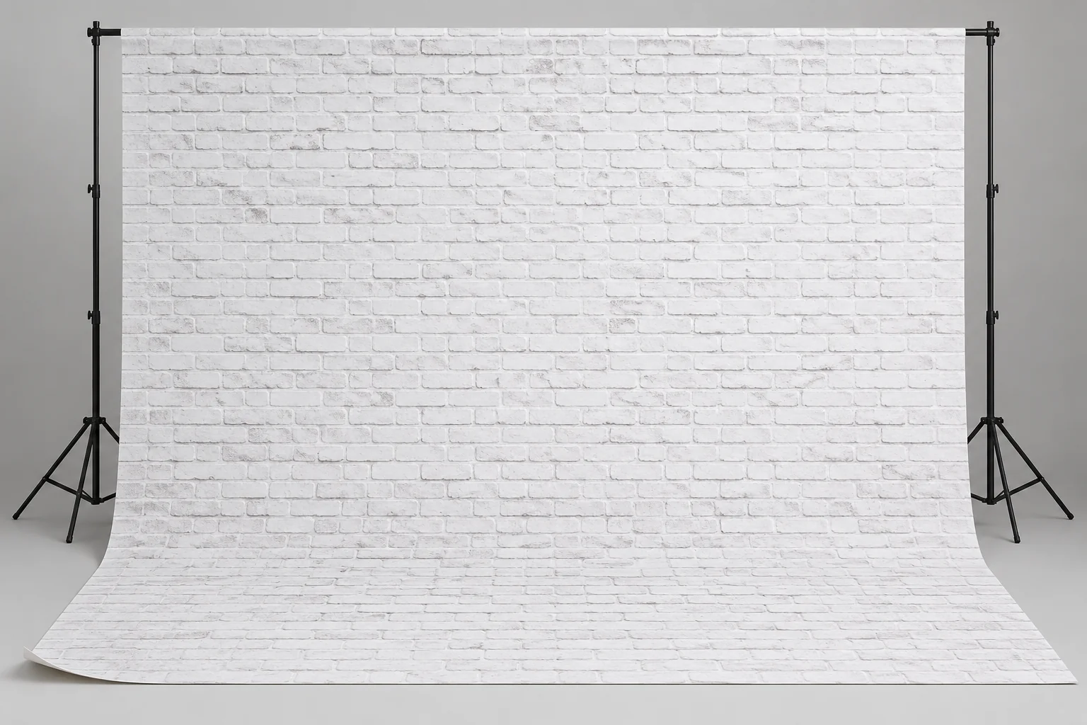 Fond photo studio en brique blanche