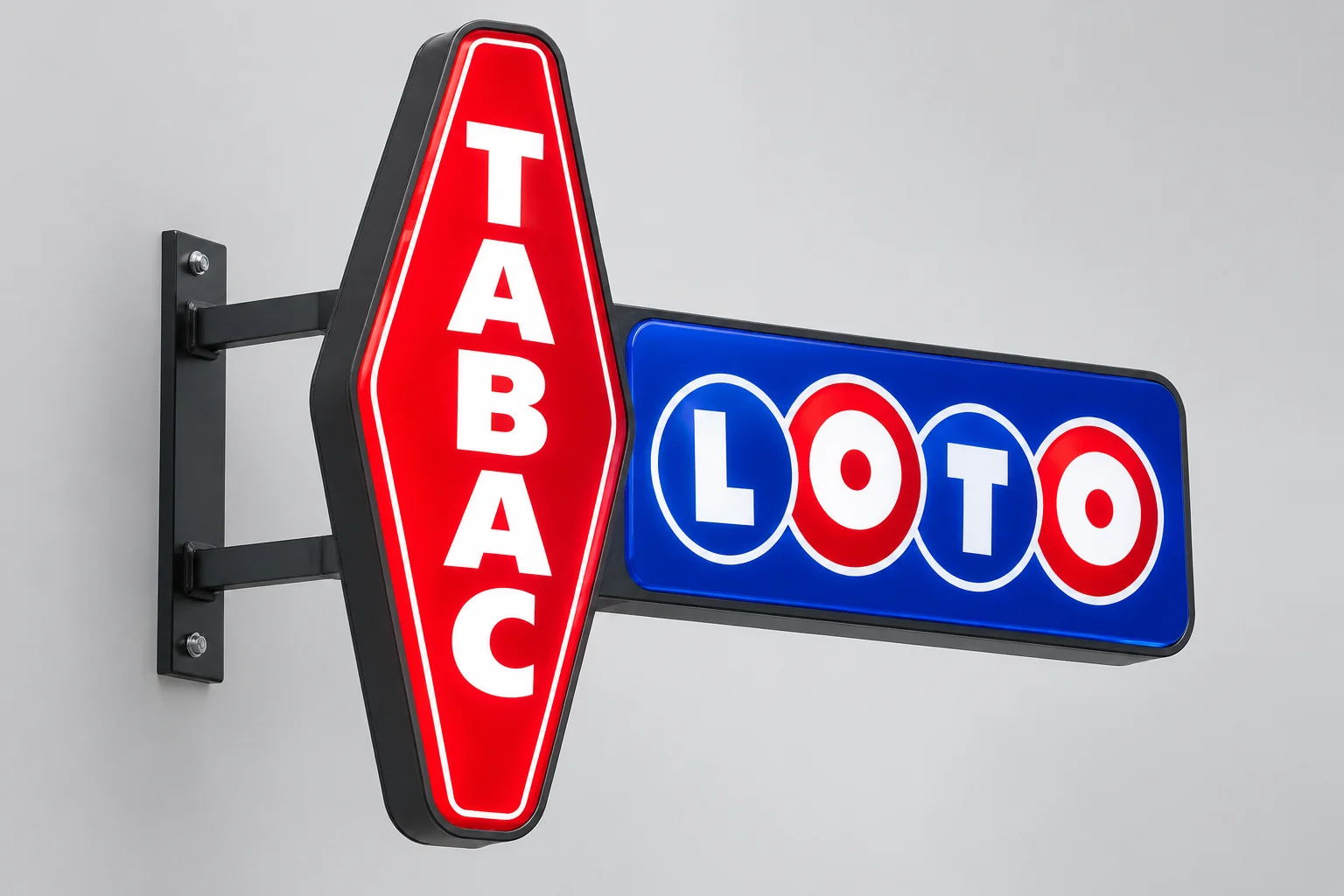 Enseigne drapeau Tabac LOTO