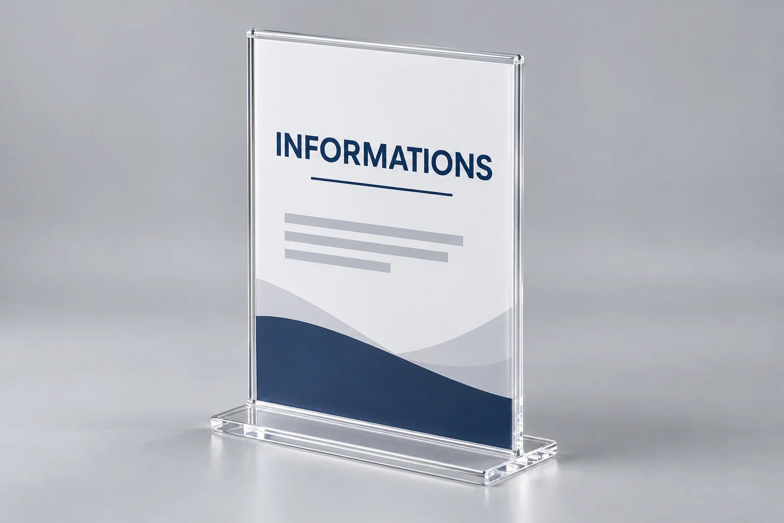 Présentoir de table - Porte-brochures
