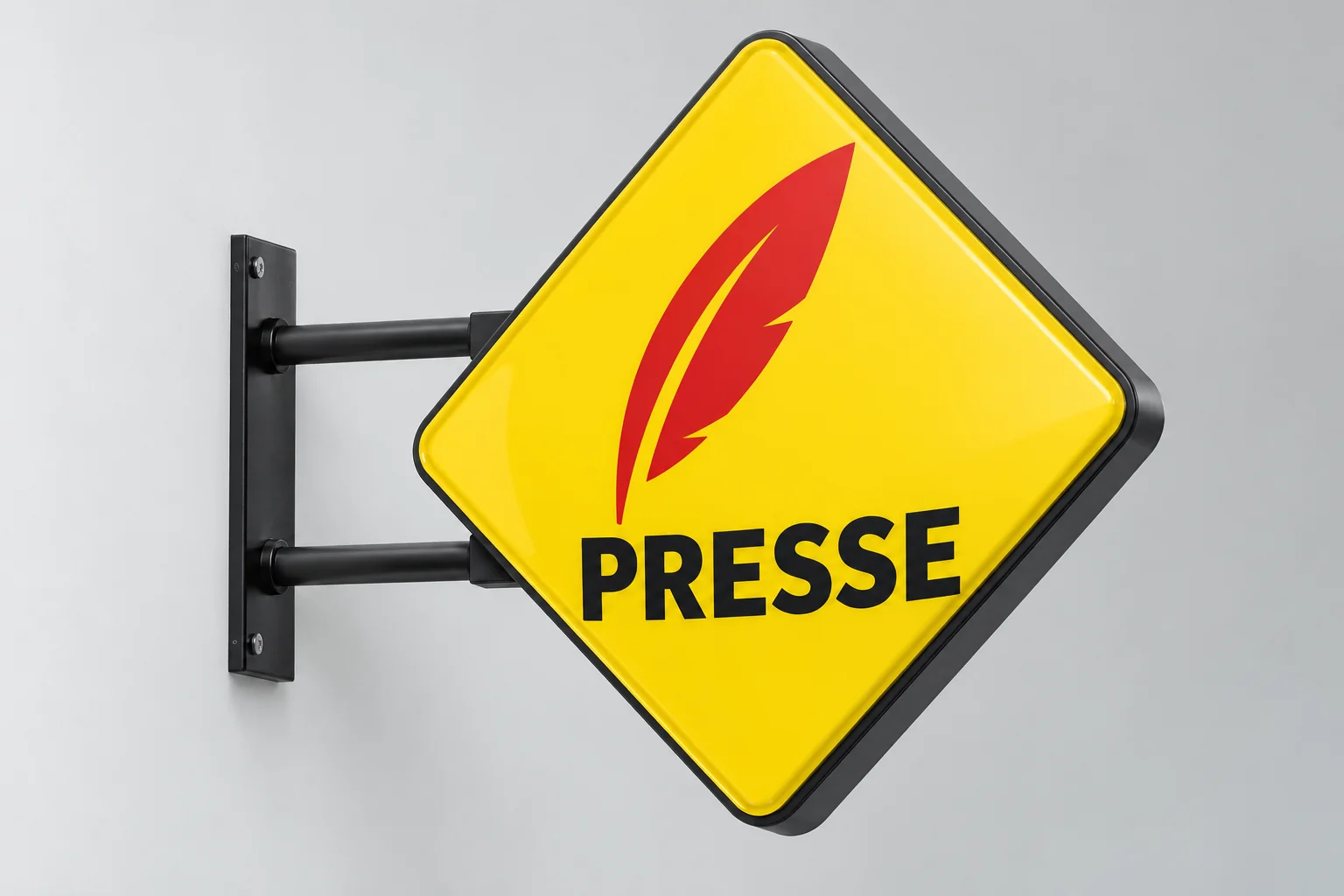 Enseigne drapeau Presse