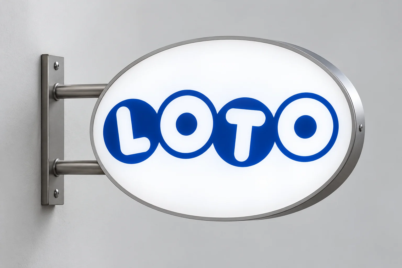Enseigne drapeau Loto