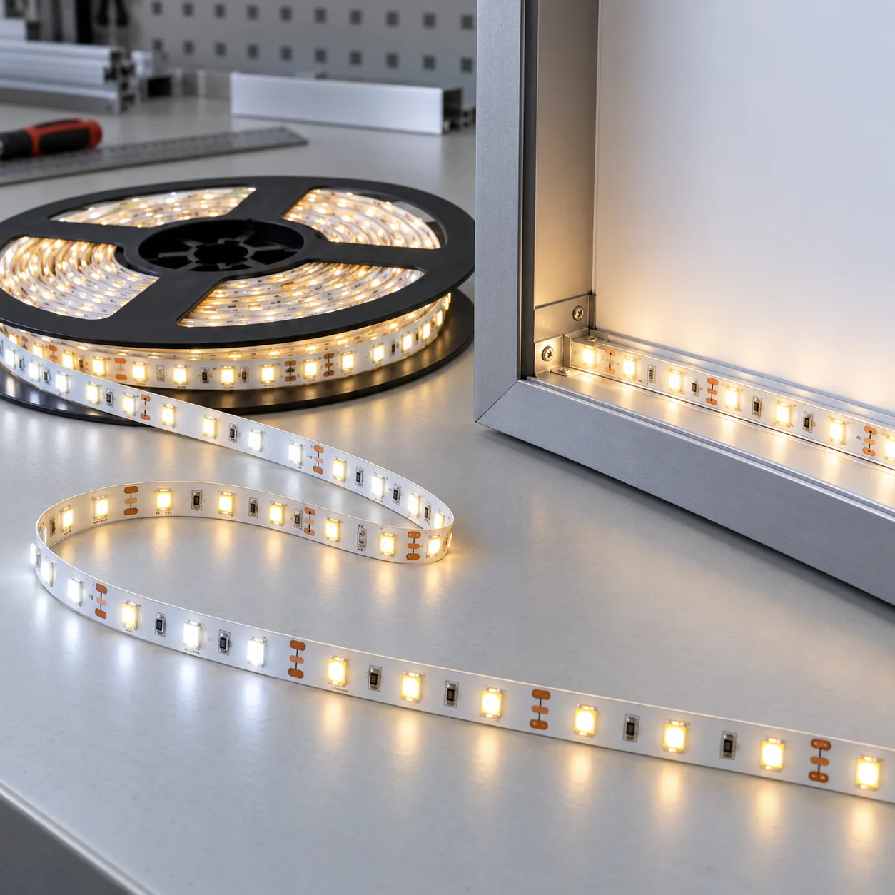 Ruban LED SMD Blanc Chaud ou Blanc Froid