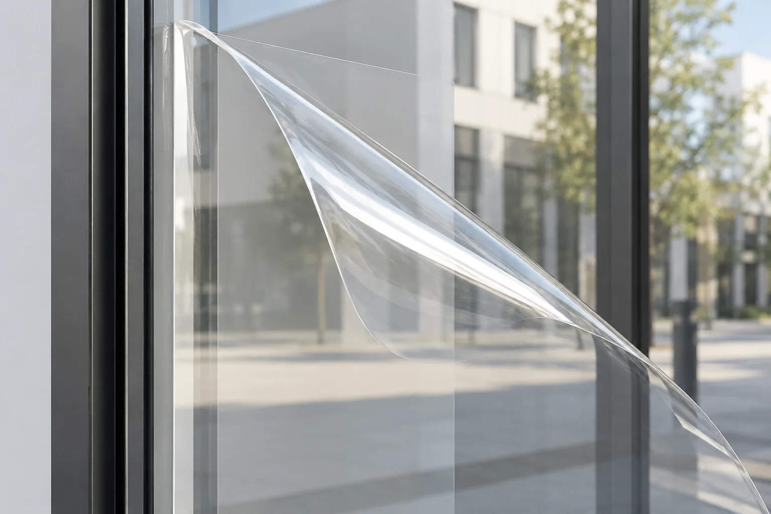 Film pour Vitrine avec Stratifié Anti-Graffiti Mactac