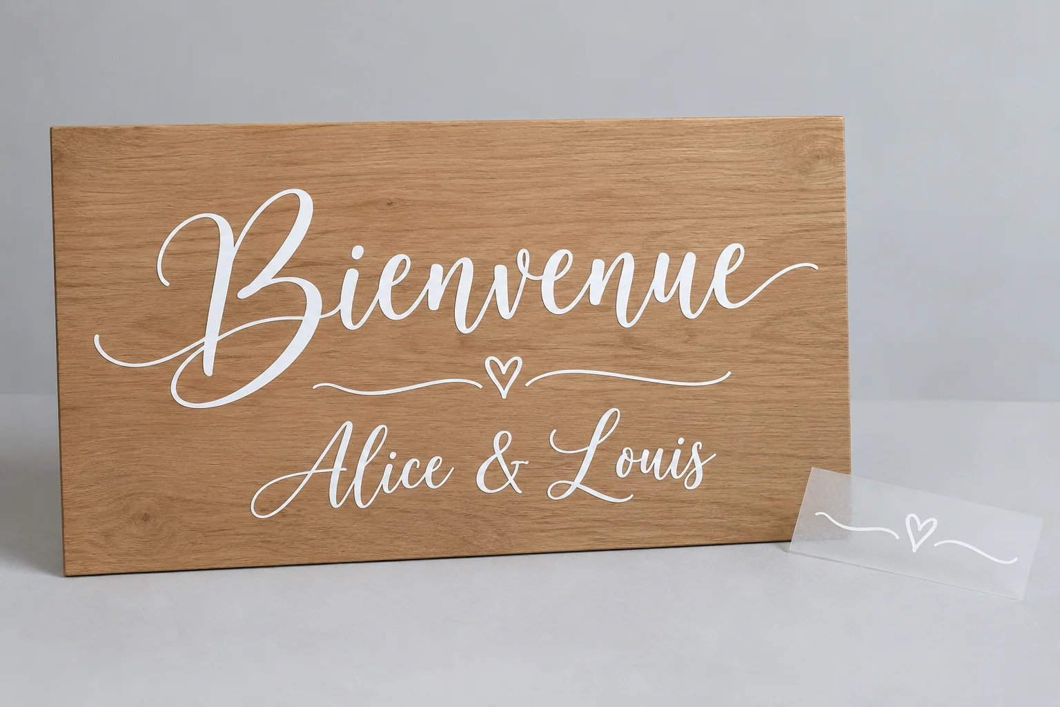 Signes de mariage en bois