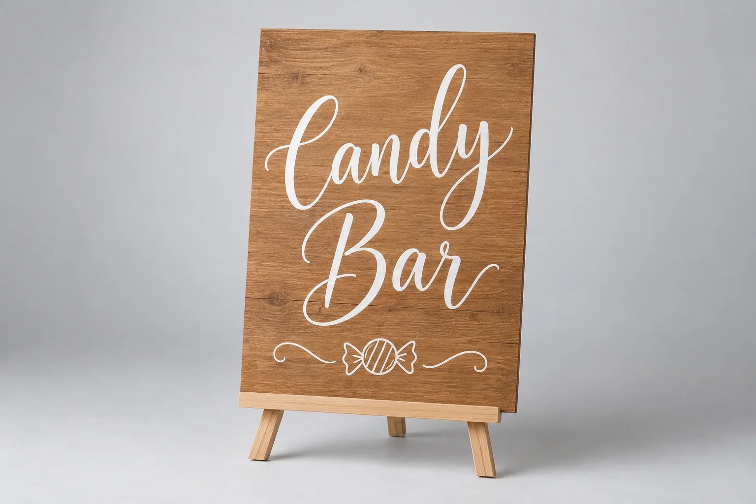 Affiche de mariage Candy Bar