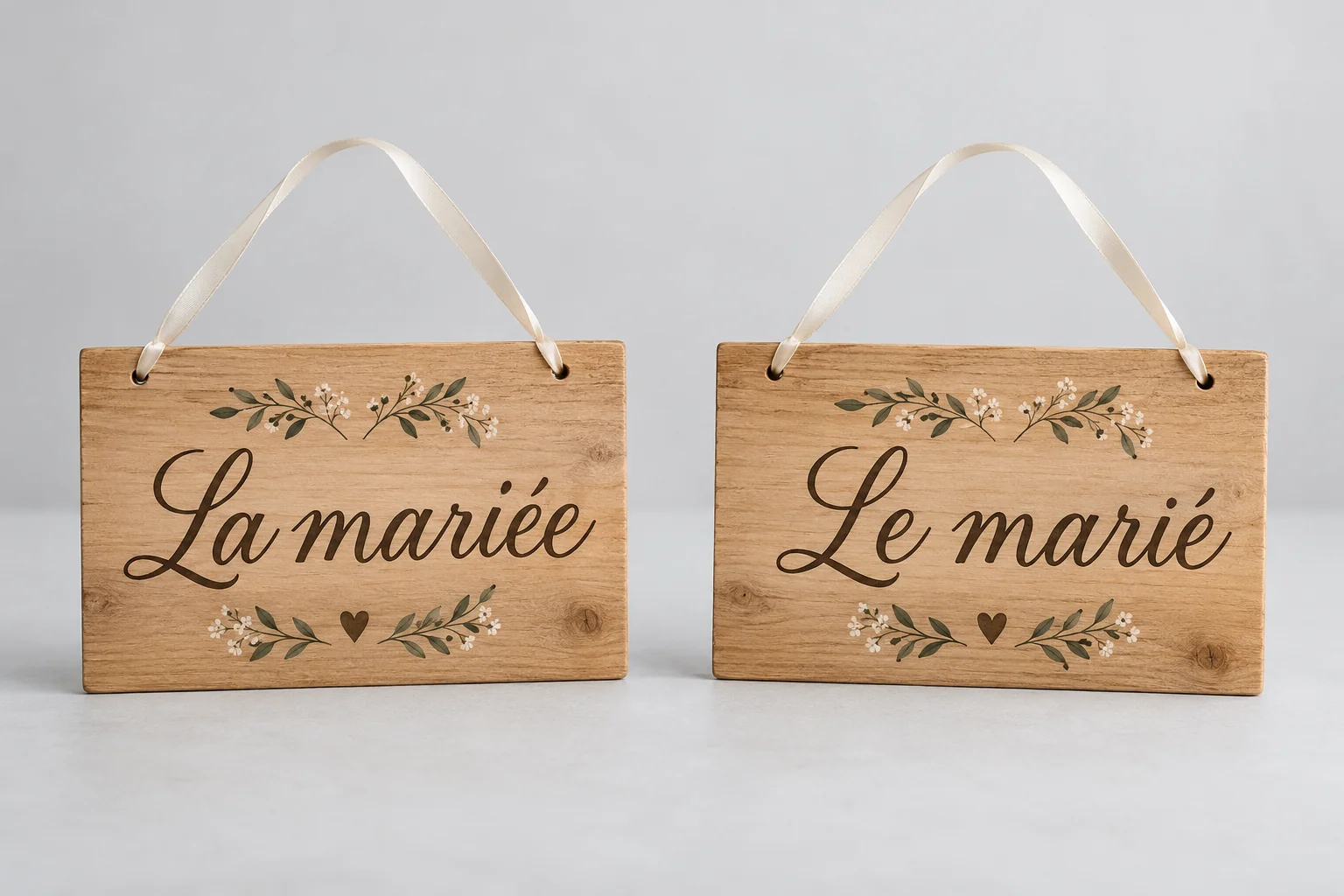 Affiches de mariage mariée et le marié
