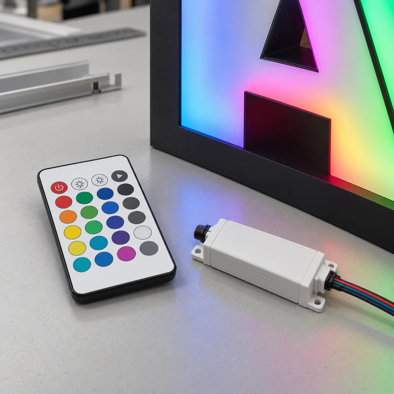 Télécommande pour rubans ou modules LED RGB