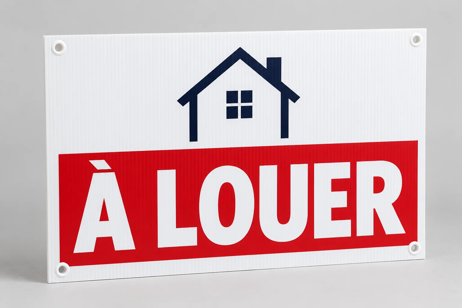 Affiche à louer pour l'immobilier sur mesure