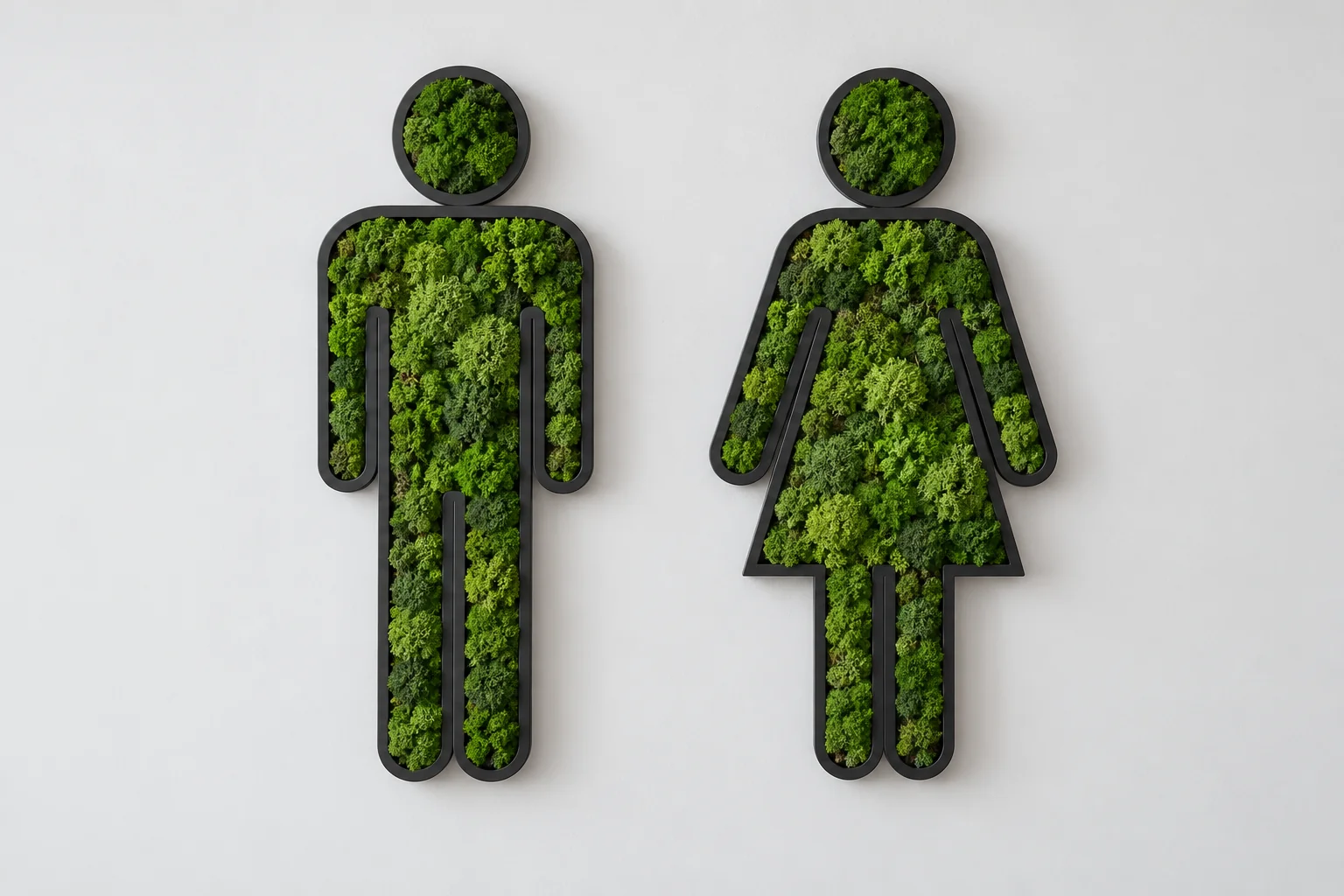 Signalisation de toilette en mousse
