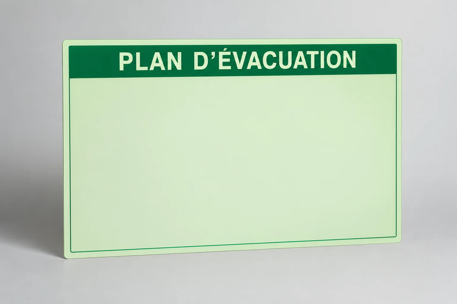 Plans urgence photoluminescents