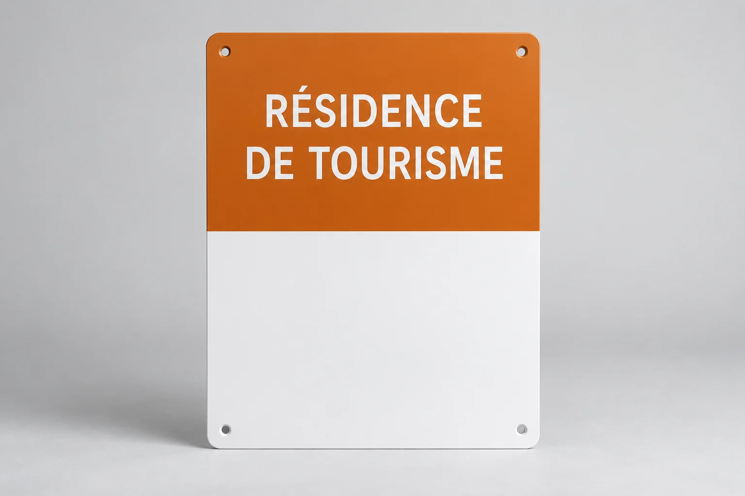 Panonceau résidence de tourisme