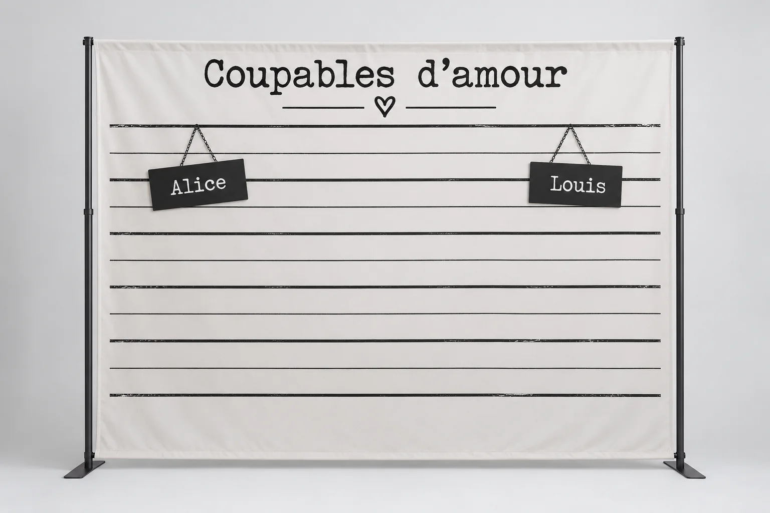 Photocall de mariage de la police