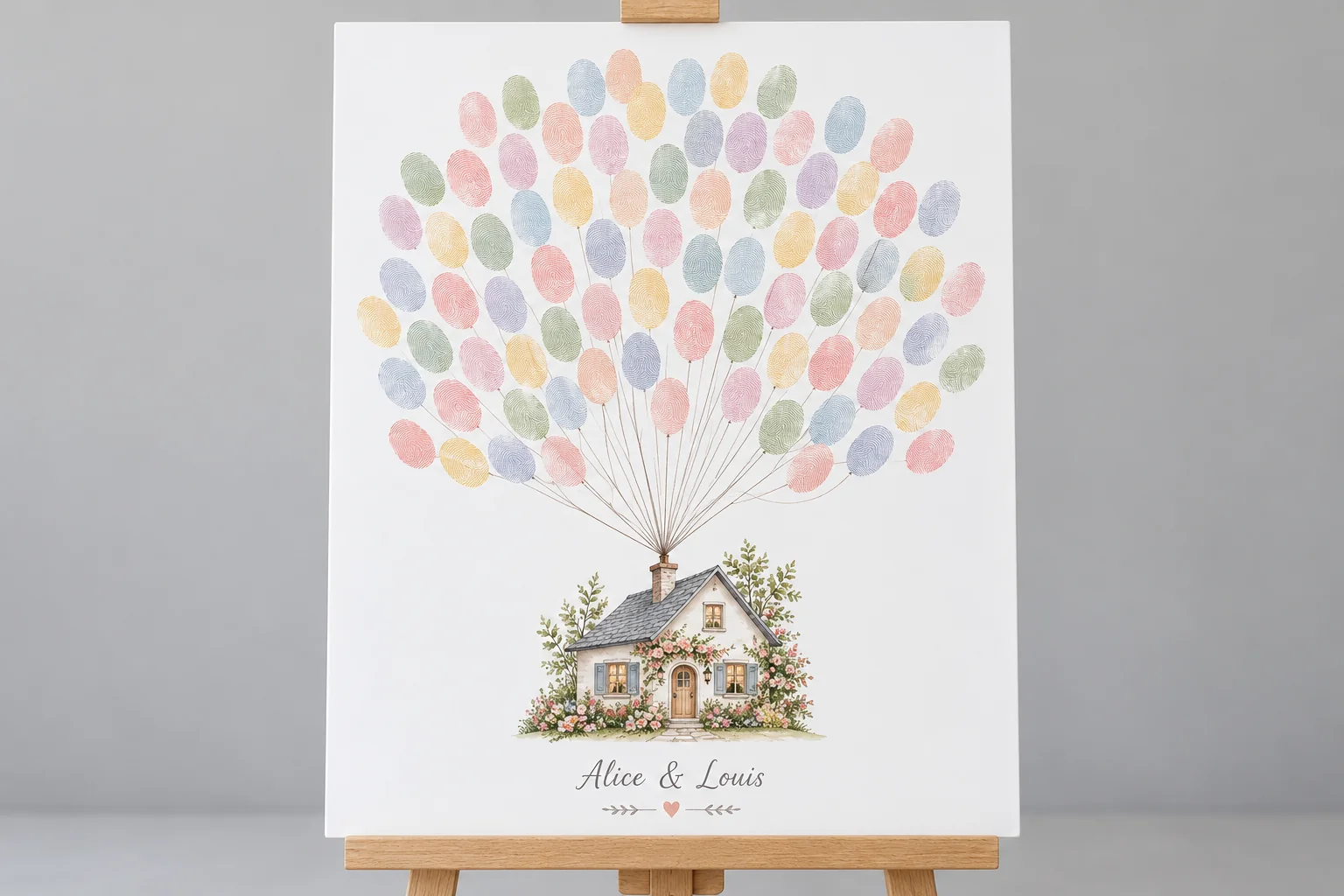 Arbre dempreinte de maison de mariage