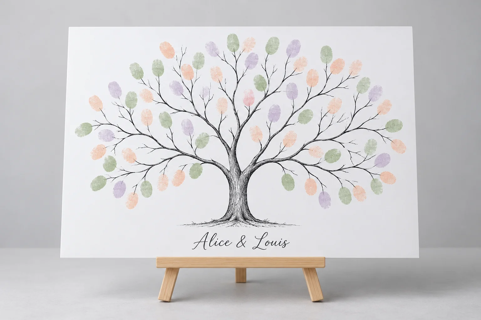Arbre dempreinte de mariage