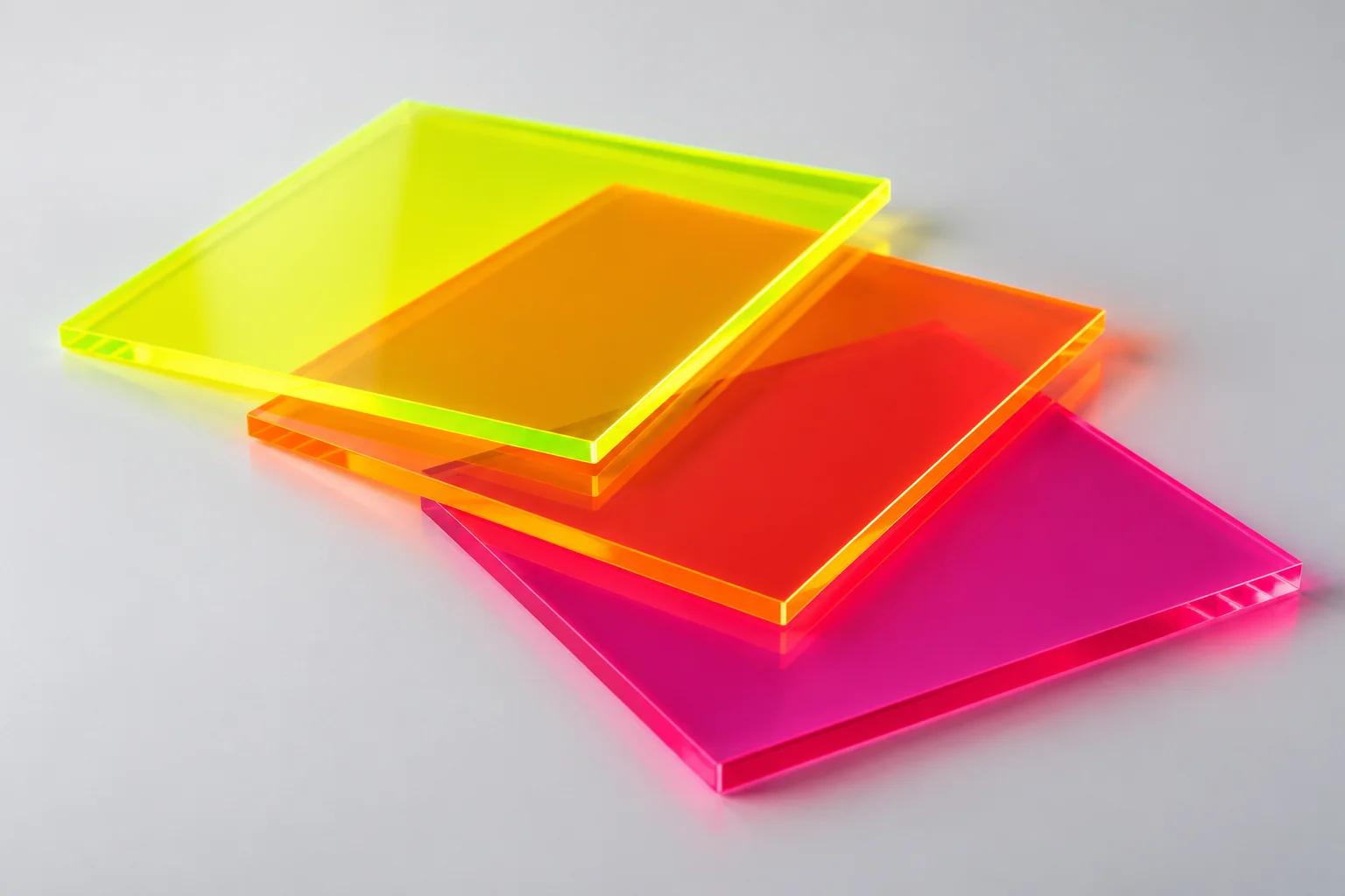 Plexiglas fluorescent