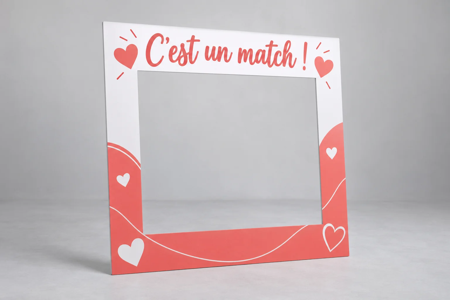 Cadre - c'est un match.