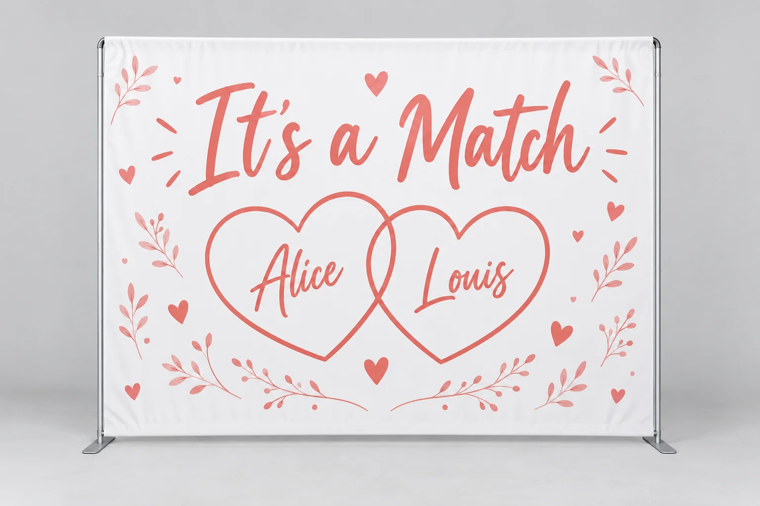 Photocall Mariage It's a Match