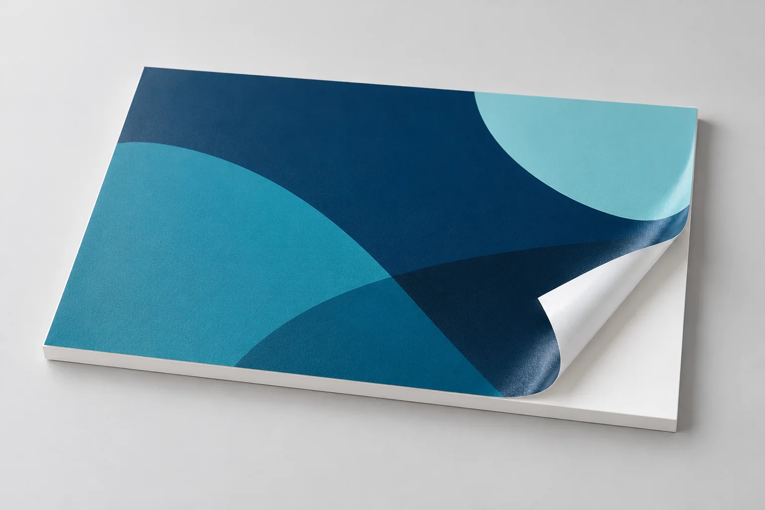 Vinyle adhésif à surface plane