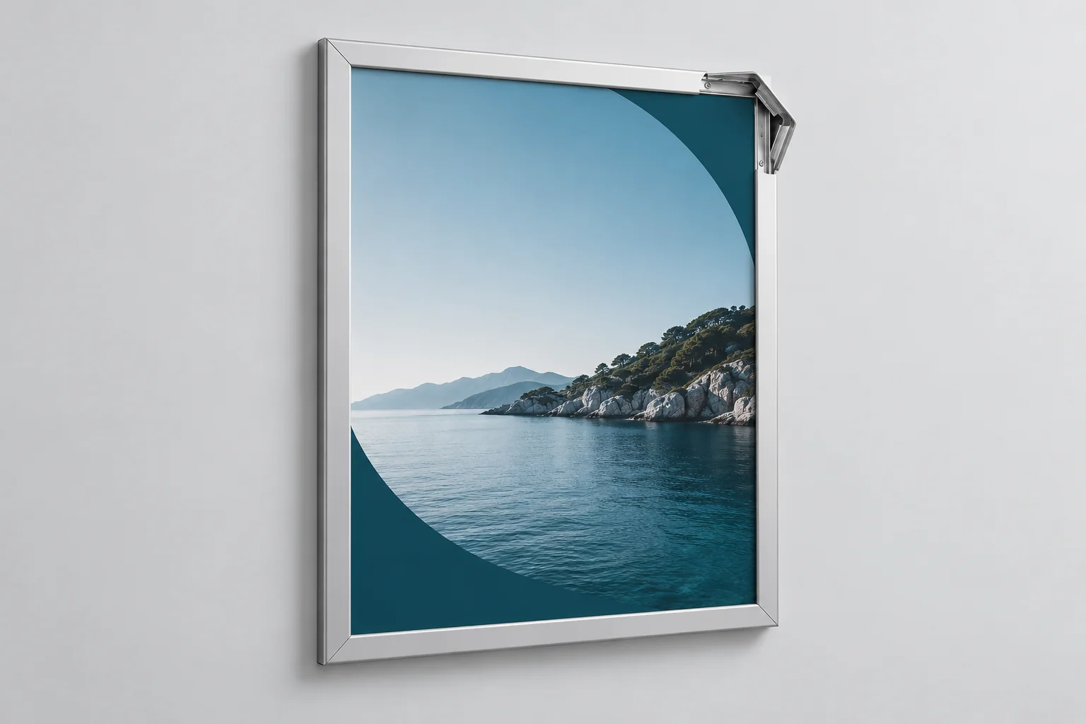 Cadre en aluminium pour affiches
