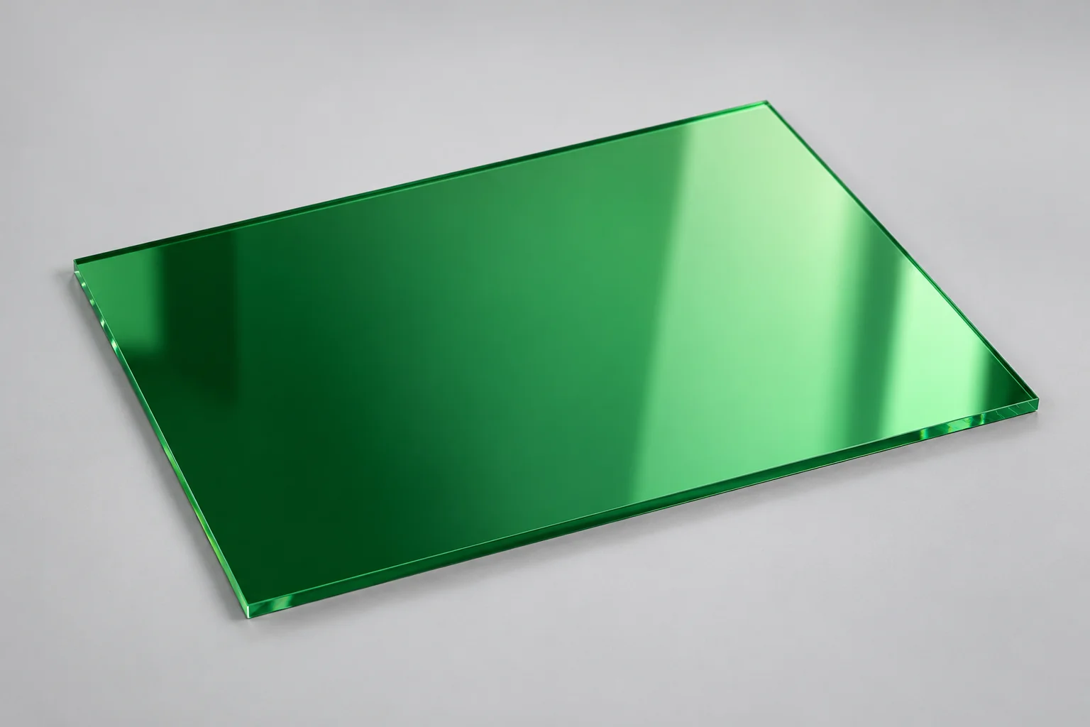 Plexiglass miroir vert