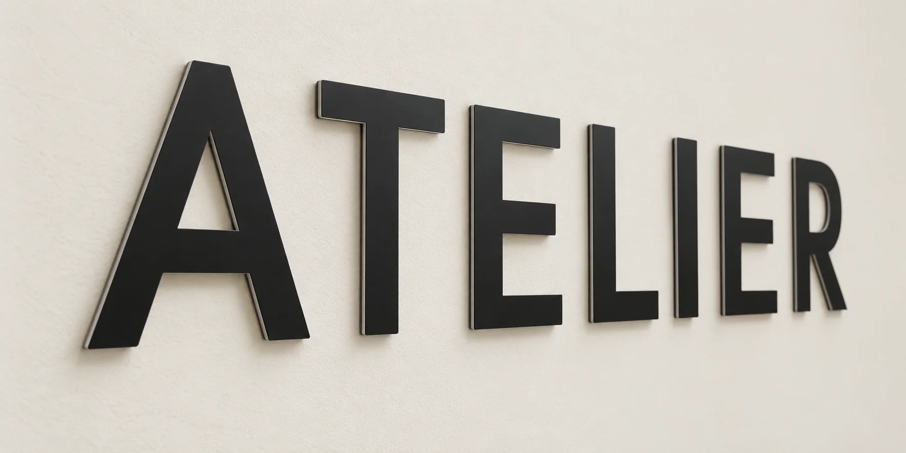 Lettres en Alu-Dibond