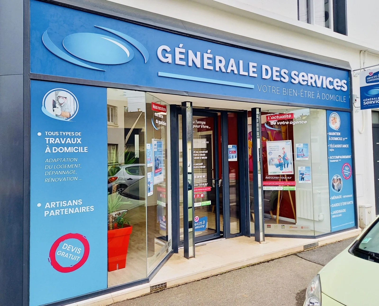 Enseigne pour franchises generales