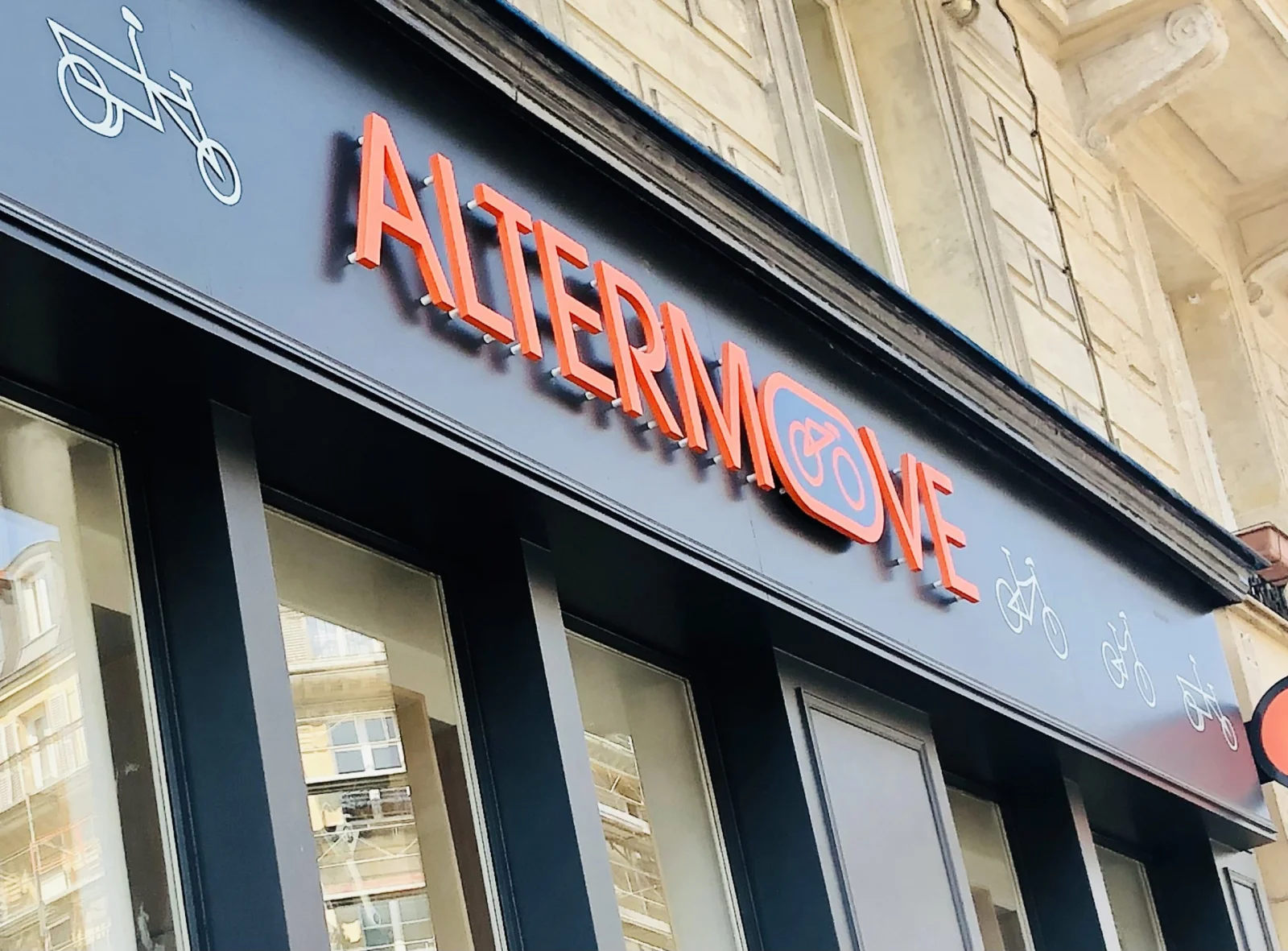 Enseigne magasin lumineux lettrage
