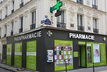 Enseigne de magasin pharmacies