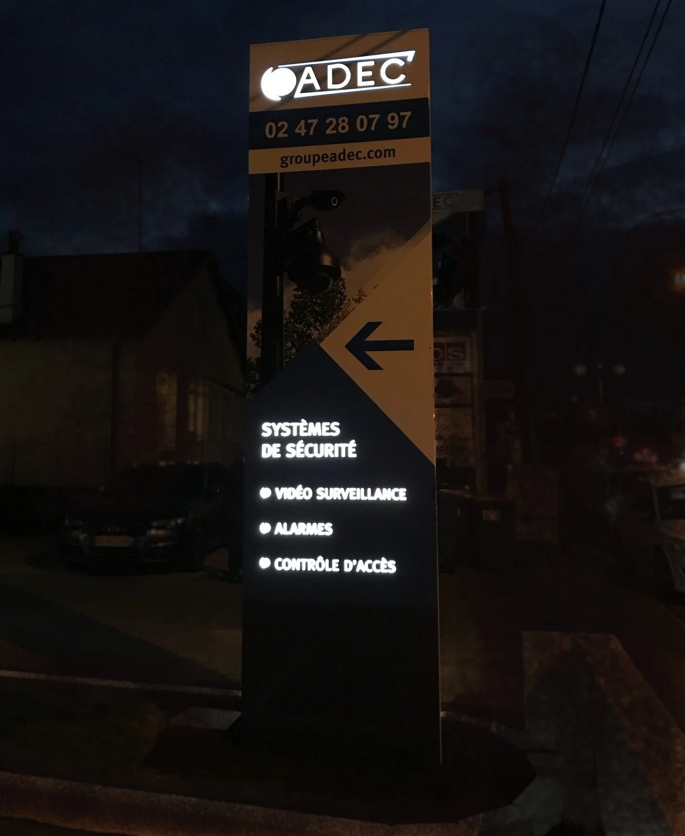 Totem lumineux