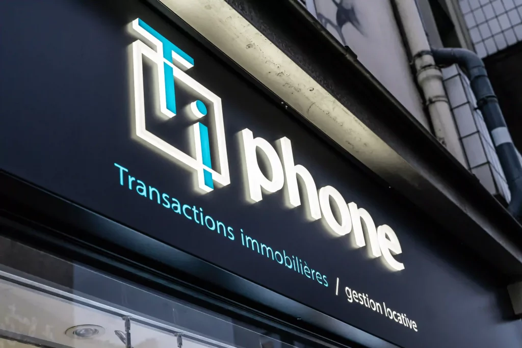 enseigne tiphone immobilier